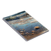 Seashells von Ocean Waves Notebook Notizblock (Rechte Seite)