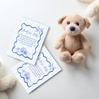 Seashells Wavy Strips Babydusche Anfrage