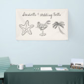 Seashells & Wedding Bells Bachelorette Banner (Messeveranstaltung)