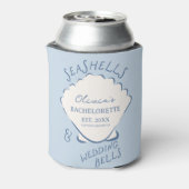 Seashells & Wedding Bells Bachelorette Dosenkühler (Kanne Rückseite)