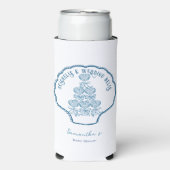 Seashells & Wedding Bells Bachelorette Party Selters Dosenkühler (Seltzer Vorderseite)