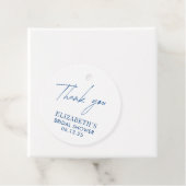 Seashells & Wedding Bells BRAUTPARTY Geschenkanhänger (Beispiel)