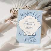 Seashells & Wedding Bels Bachelorette Itinerary Einladung