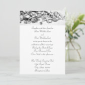 Seashells Wedding Einladungen (Stehend Vorderseite)