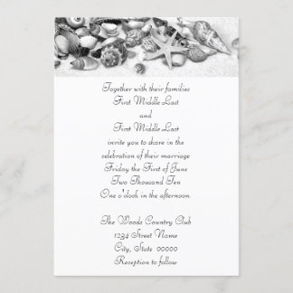 Seashells Wedding Einladungen