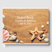 Seashells Wedding Guest Book Gästebuch (Vorderseite)