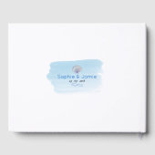 Seashells Wedding Guestbook Gästebuch (Rückseite)