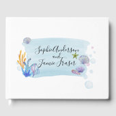 Seashells Wedding Guestbook Gästebuch (Vorderseite)