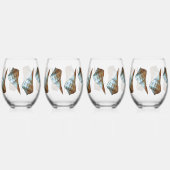 Seashells Weinglas Ohne Stiel (Vorderseite)