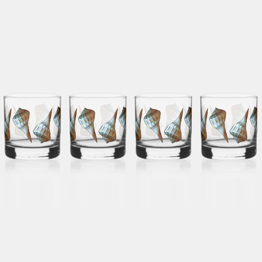 Seashells Whiskyglas (Vorderseite)