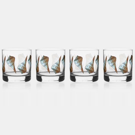 Seashells Whiskyglas (Links)