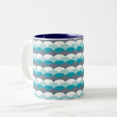Seashells Zweifarbige Tasse (Vorderseite Links)