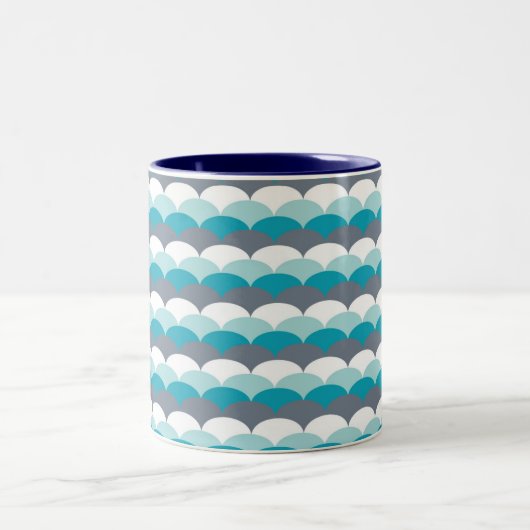 Seashells Zweifarbige Tasse (Mittel)