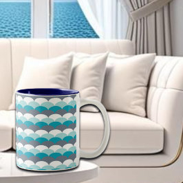 Seashells Zweifarbige Tasse