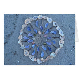 Seashellsommernatur-Kunst-Mandala