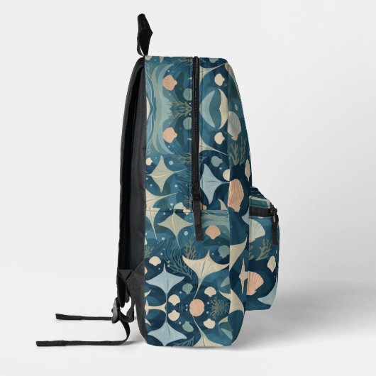 Seashels Bedruckter Rucksack (Links)