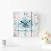 Seashore Beach House Holzschau Wall Uhr (Zuhause)