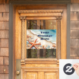 Seashore Bliss Beach Party Fensteraufkleber