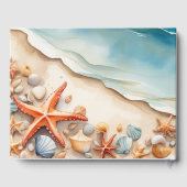 Seashore Bliss Beach Party Gästebuch (Rückseite)