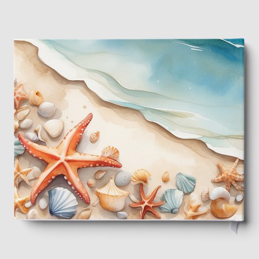 Seashore Bliss Beach Party Gästebuch (Rückseite)