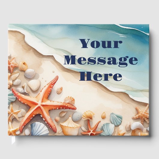 Seashore Bliss Beach Party Gästebuch (Vorderseite)