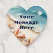 Seashore Bliss Beach Party Geschenkanhänger (Rückseite)