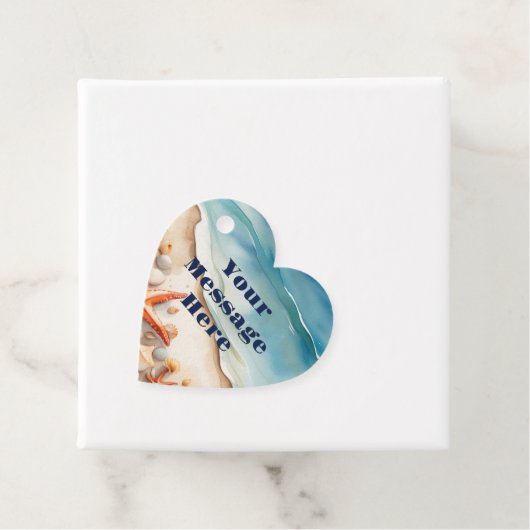 Seashore Bliss Beach Party Geschenkanhänger (Beispiel)