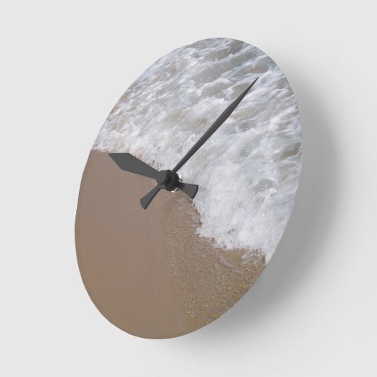 Seashore Clock Runde Wanduhr (Winkel)