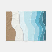Seashore Fleece Blanket (Vorderseite (Horizontal))