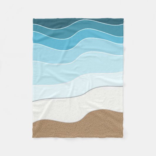 Seashore Fleece Blanket (Vorderseite)