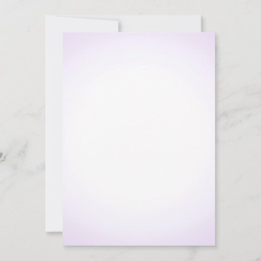 Seashore Lila Hydrangea Wedding Einladung (Rückseite)