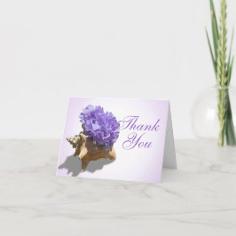 Seashore Lila Hydrangeas Vielen Dank Dankeskarte
