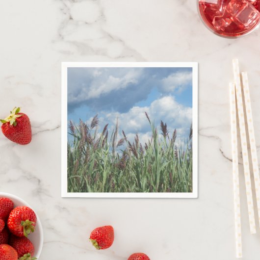 Seashore Marsh Grass Paper Napkin Serviette (Beispiel)