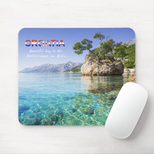Seashore near Brela | Dalmatia | Croatia Mousepad (Mit Mouse)