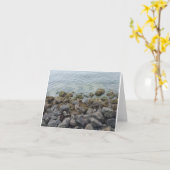 seashore rocks (blank) karte (Gelbe Blume)