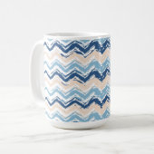 Seashore Scribble ZigZag Kaffeetasse (Vorderseite Links)