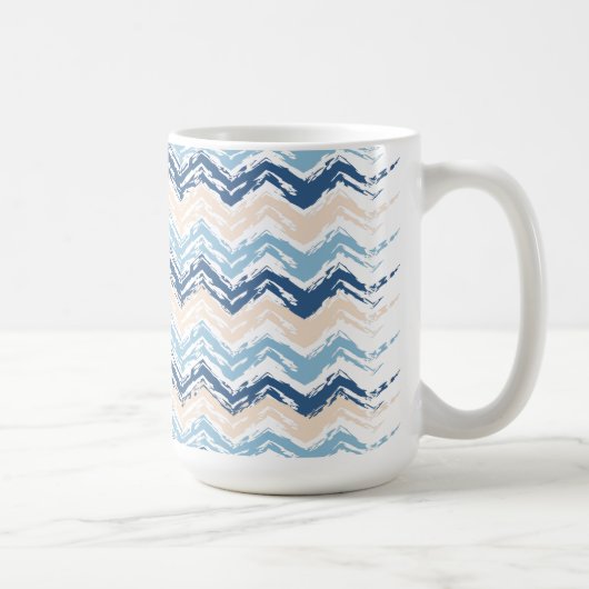 Seashore Scribble ZigZag Kaffeetasse (Rechts)