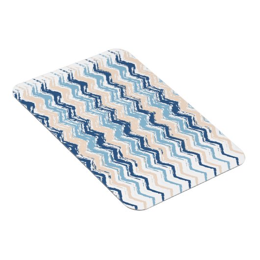 Seashore Scribble ZigZag Magnet (Rechte Seite)