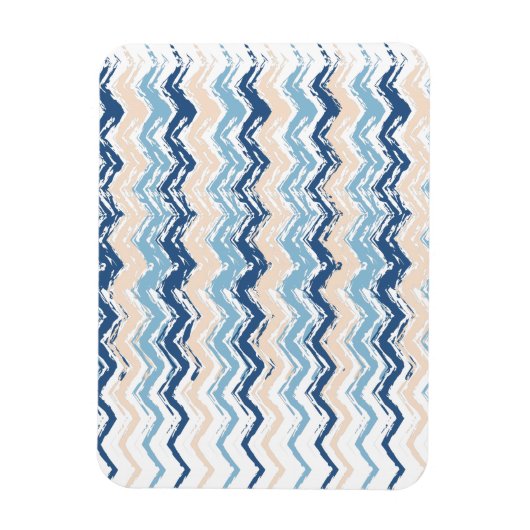 Seashore Scribble ZigZag Magnet (Vertikal)