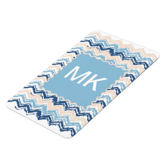 Seashore Scribble ZigZag Magnet (Linke Seite)
