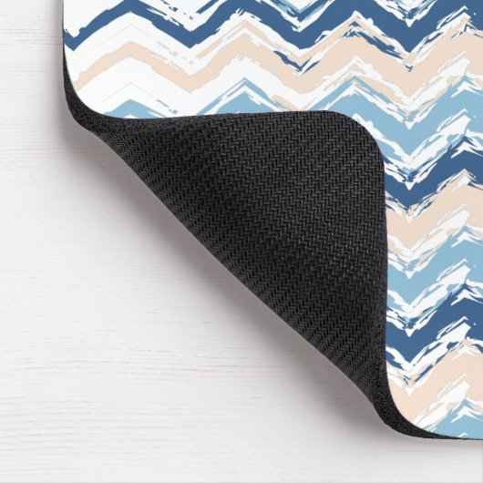 Seashore Scribble ZigZag Mousepad (Ecke)