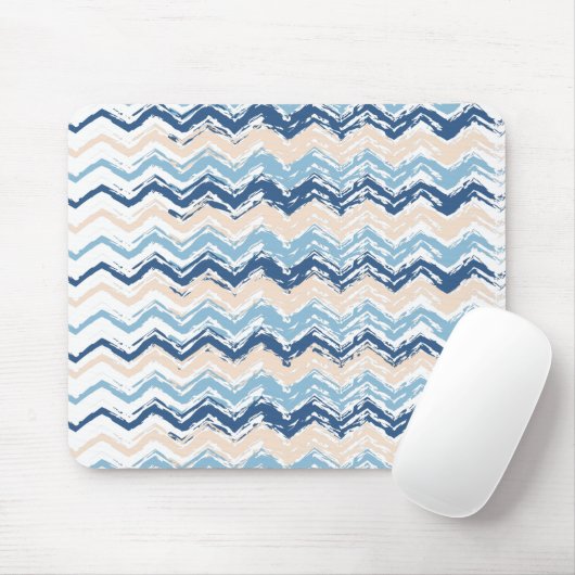 Seashore Scribble ZigZag Mousepad (Mit Mouse)