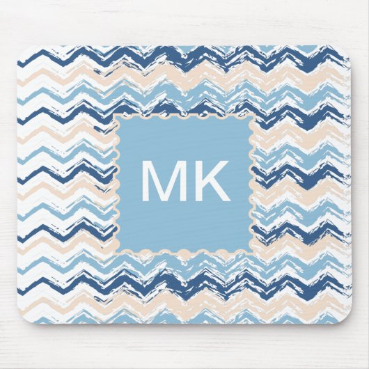 Seashore Scribble ZigZag Mousepad (Vorne)