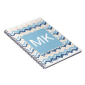 Seashore Scribble ZigZag Notizblock (Rechte Seite)