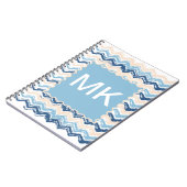 Seashore Scribble ZigZag Notizblock (Linke Seite)