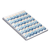 Seashore Scribble ZigZag Notizblock (Rechte Seite)