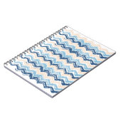 Seashore Scribble ZigZag Notizblock (Linke Seite)