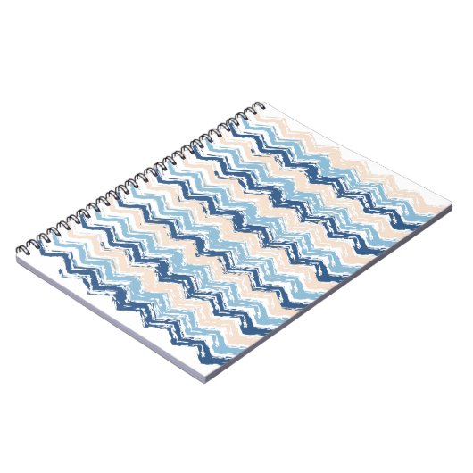 Seashore Scribble ZigZag Notizblock (Linke Seite)