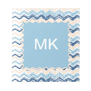 Seashore Scribble ZigZag Notizblock