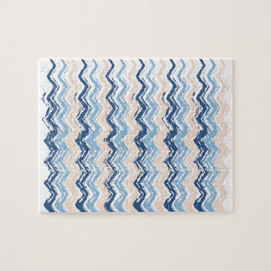 Seashore Scribble ZigZag Puzzle (Horizontal)